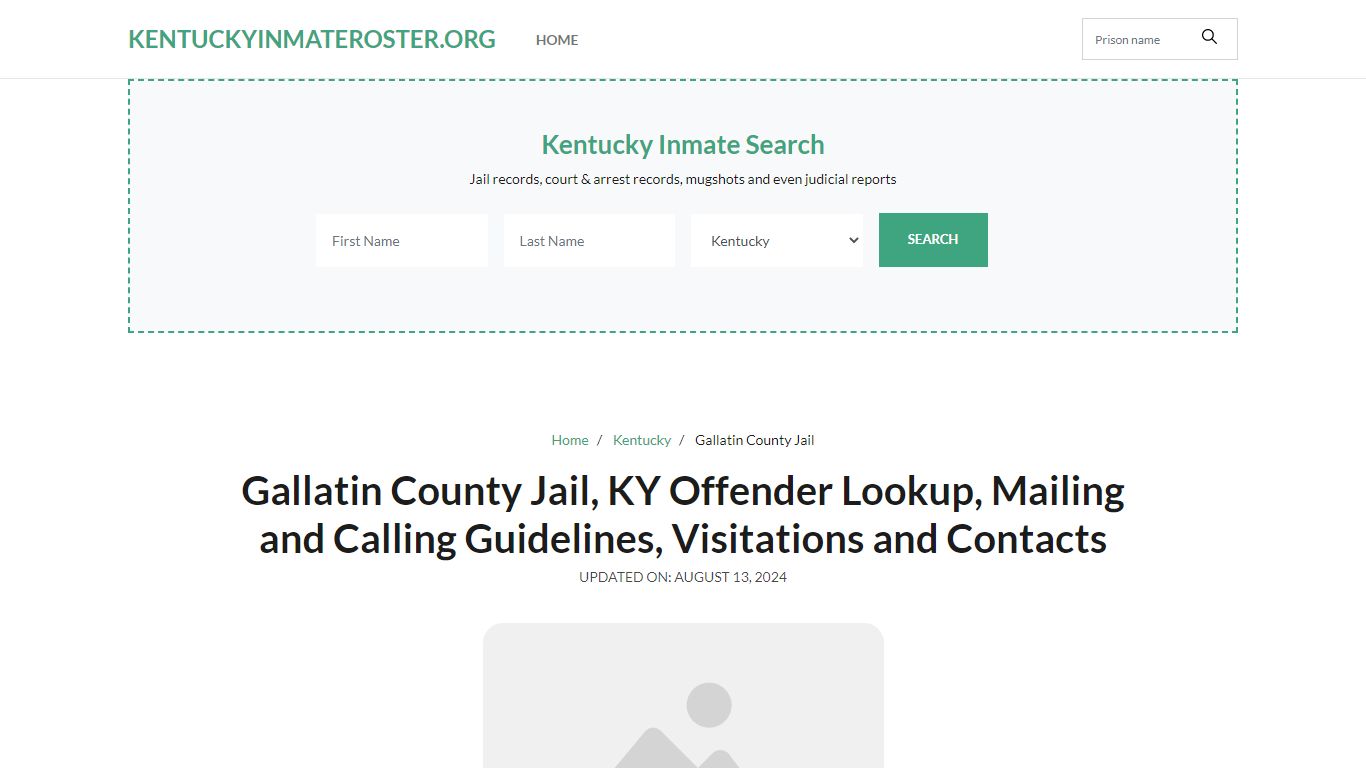 Gallatin County Jail, KY: Inmate Search Options, Visitations, Contacts